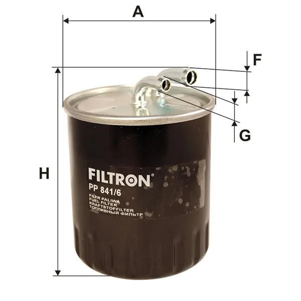 Фильтр топливный FILTRON PP841/6