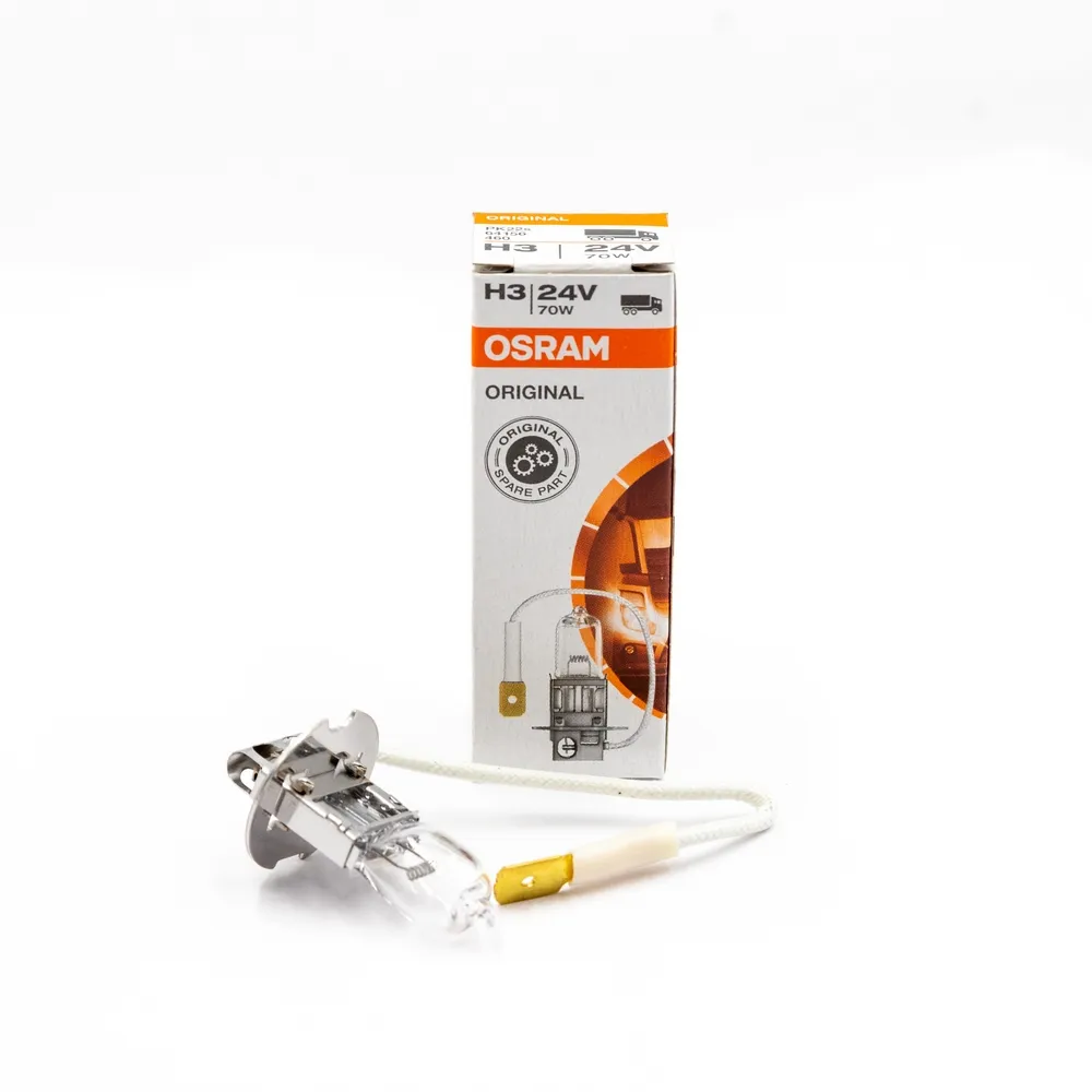 Лампа 24V H3 70W PK22s OSRAM ORIGINAL LINE 1 шт. картон 64156