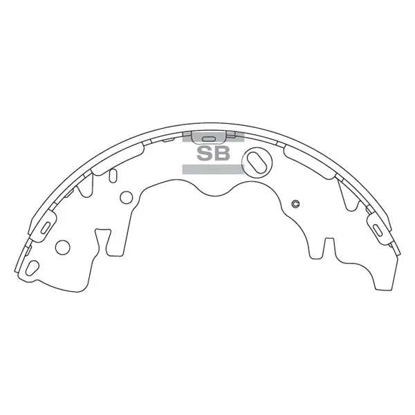 Колодки барабанные SANGSIN BRAKE SA141