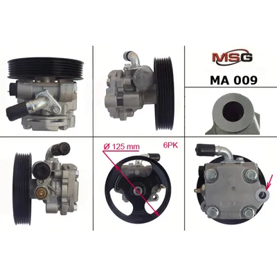 Насос гидроусилителя руля  MAZDA 3 2003-2008 MAZDA 3 MSG MA 009