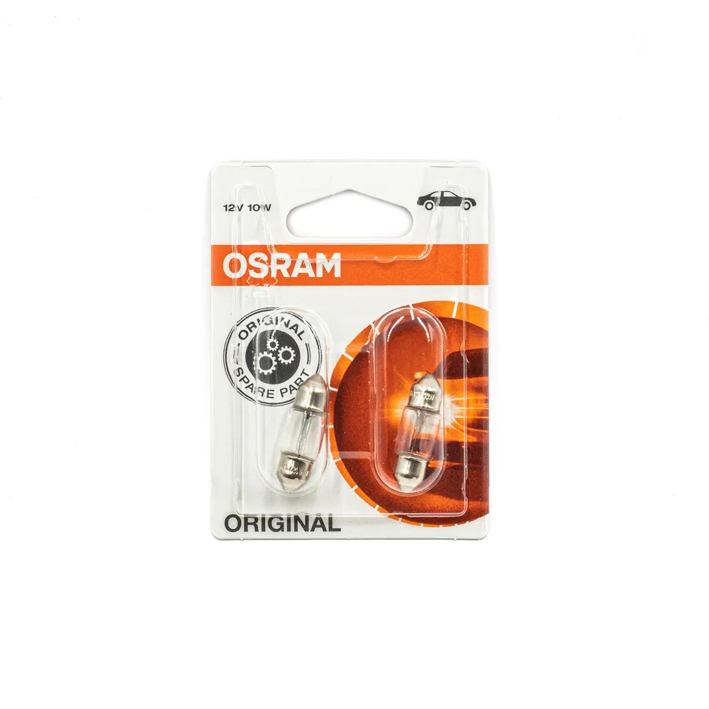 Лампа 12V C5W 10W SV8,5-8 OSRAM ORIGINAL LINE 2 шт. блистер 6438-02B