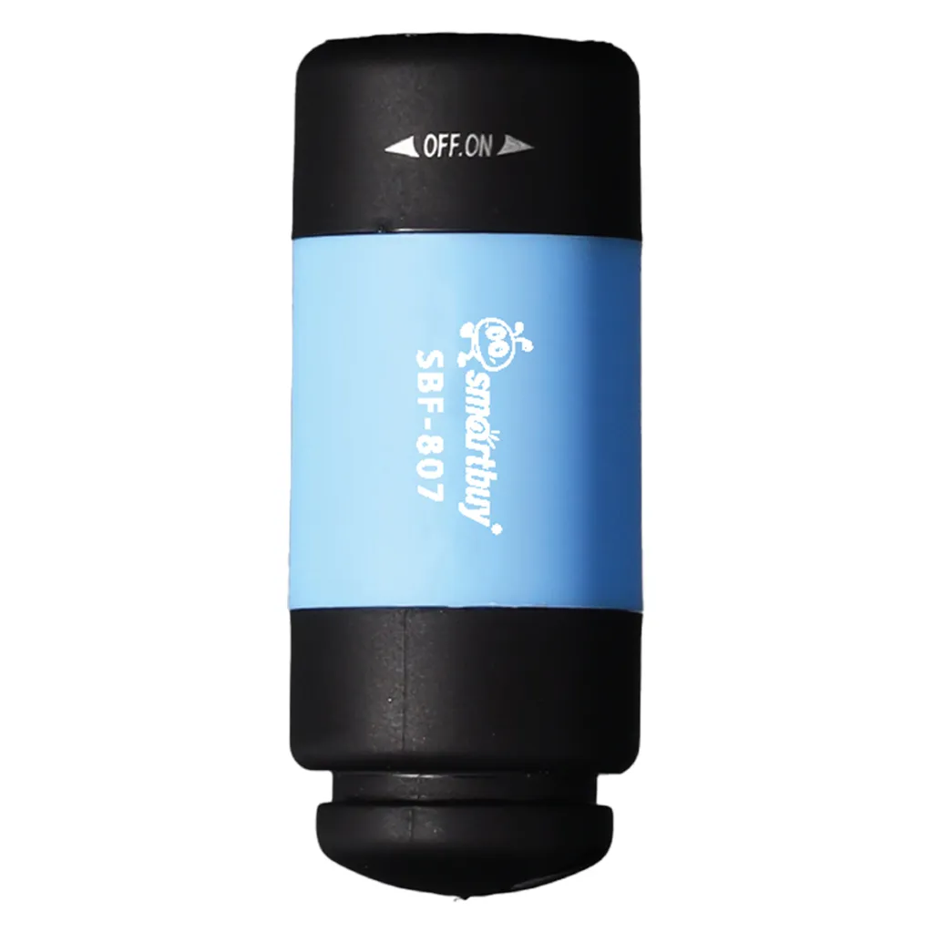 Фонарь карманный LED, с зарядкой от USB A, 5.2х d2.2 см, пластик, карабин Smartbuy SMARTBUY SBF-807