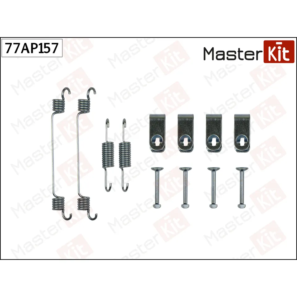 Комплект установочный барабанных колодок Hyundai SANTA F? II (CM) 2005 - 2012 MASTERKIT 77AP157