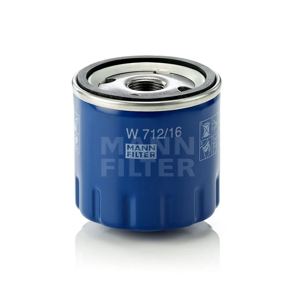 Фильтр масляный MANN-FILTER W 712/16