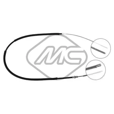 Трос ручника INCA ALL DX/SX-RH/LH Metalcaucho 80127