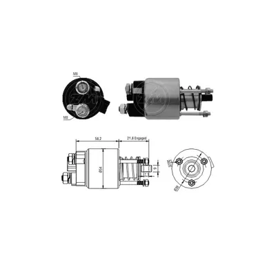 Реле втягивающее TOYOTA AVENSIS/COROLLA 02-08 ERA ZM397