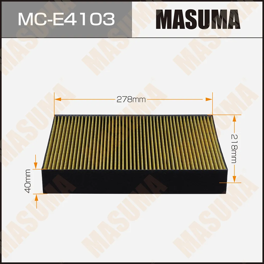 Фильтр салона угольный MASUMA MC-E4103