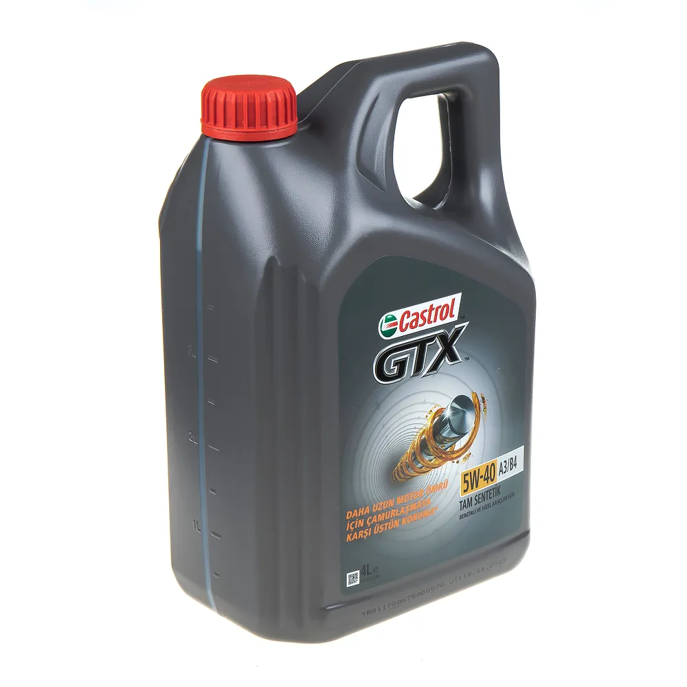 Масло моторное CASTROL GTX 5W-40 синтетическое 4 л 15ECA4