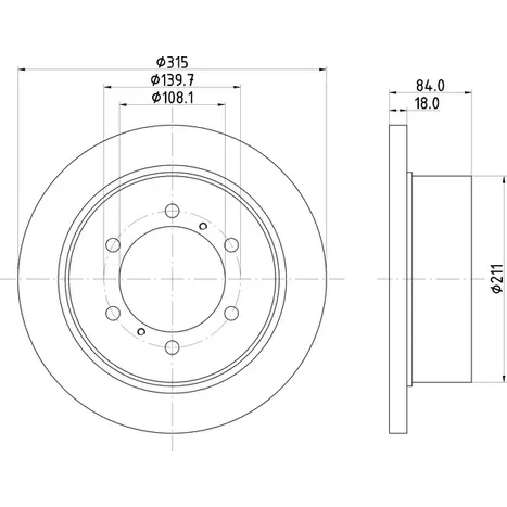 Диск тормозной задний NISSHINBO ND3035