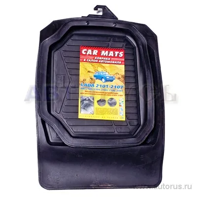 Коврики в салон резина VIO ВАЗ 2101-07 VIO CAR MATS черный комплект VSK 00-00011928