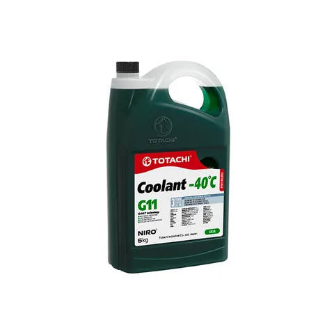 Антифриз TOTACHI Niro Coolant Green G11 готовый -40C зеленый 5 кг 4589904526817