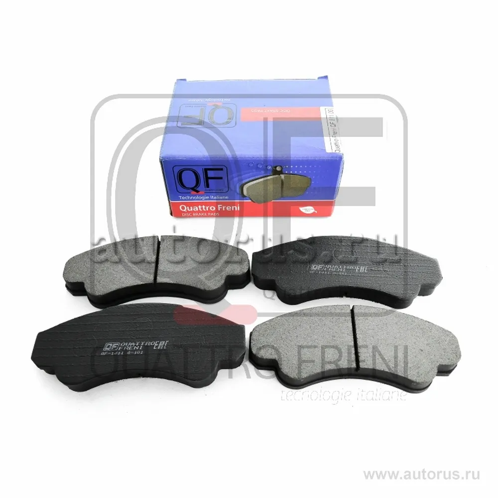 КОЛОДКИ ТОРМОЗНЫЕ FR БЕЗ ДАТЧИКА FIAT DUCATO II(244) PEUGEOT BOXER I(244) CITROE QUATTRO FRENI QF81100
