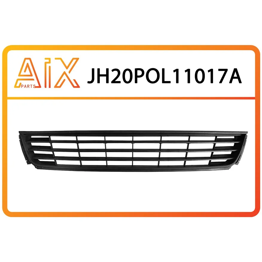 Решетка переднего бампера polo sedan 2010- черная AIX JH20-POL11-017A