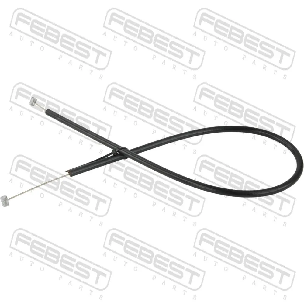 Трос привода открывания замка капота BMW 3 E36 1989-2000 [ECE] FEBEST 19101-E36F