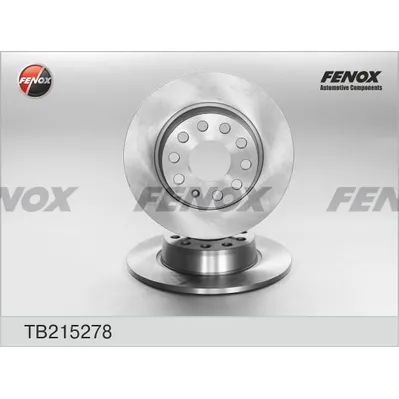 Диск тормозной задний VAG A3/OCTAVIA II/VW GOLF VII/JETTA IV/TOURAN II FENOX TB215278