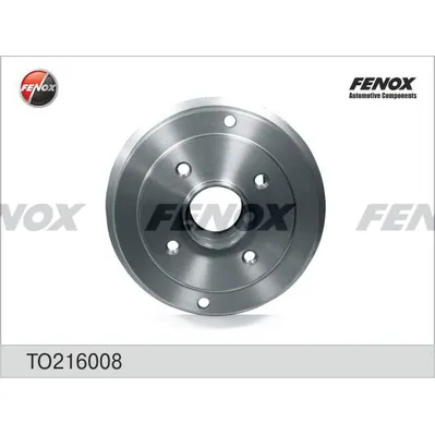 Барабан тормозной задний FENOX TO216008