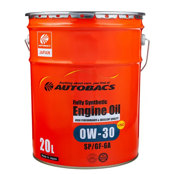 Масло моторное AUTOBACS Engine Oil 0W-30 синтетическое 20 л A00032235