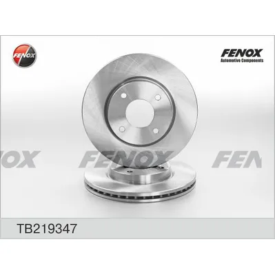 Диск тормозной NISSAN TIIDA 1.6-1.8, 07- FENOX TB219347