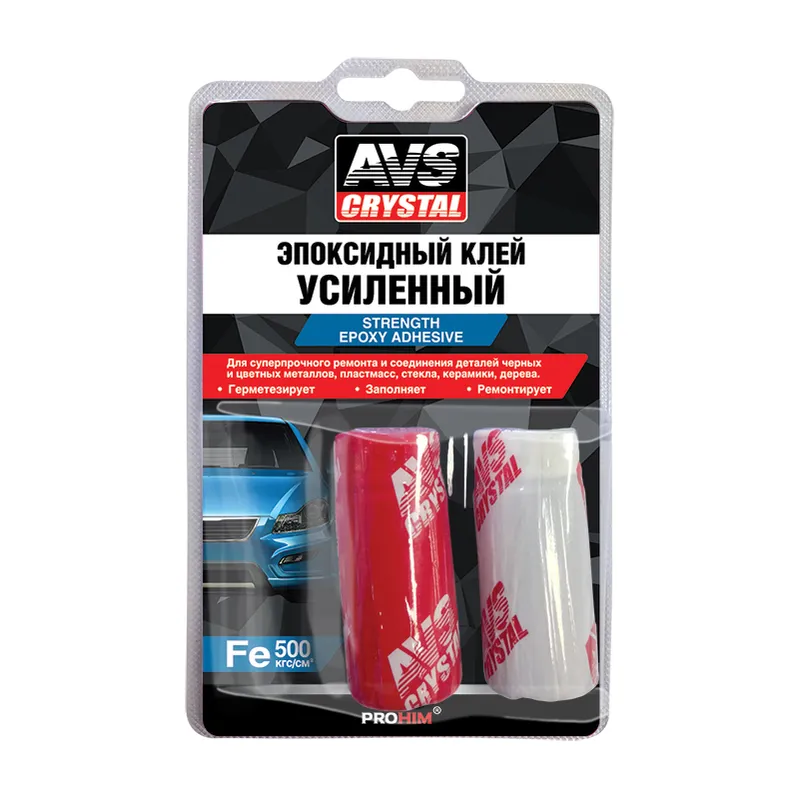 КЛЕЙ ЭПОКСИДНЫЙ (СУПЕРПРОЧНЫЙ)80 ГР.AVS AVK-129