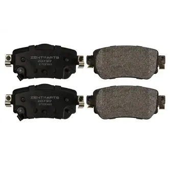 Колодки дисковые задние Nissan Qashqai 1.2-1.6i/DCi 14> ZENTPARTS Z07317