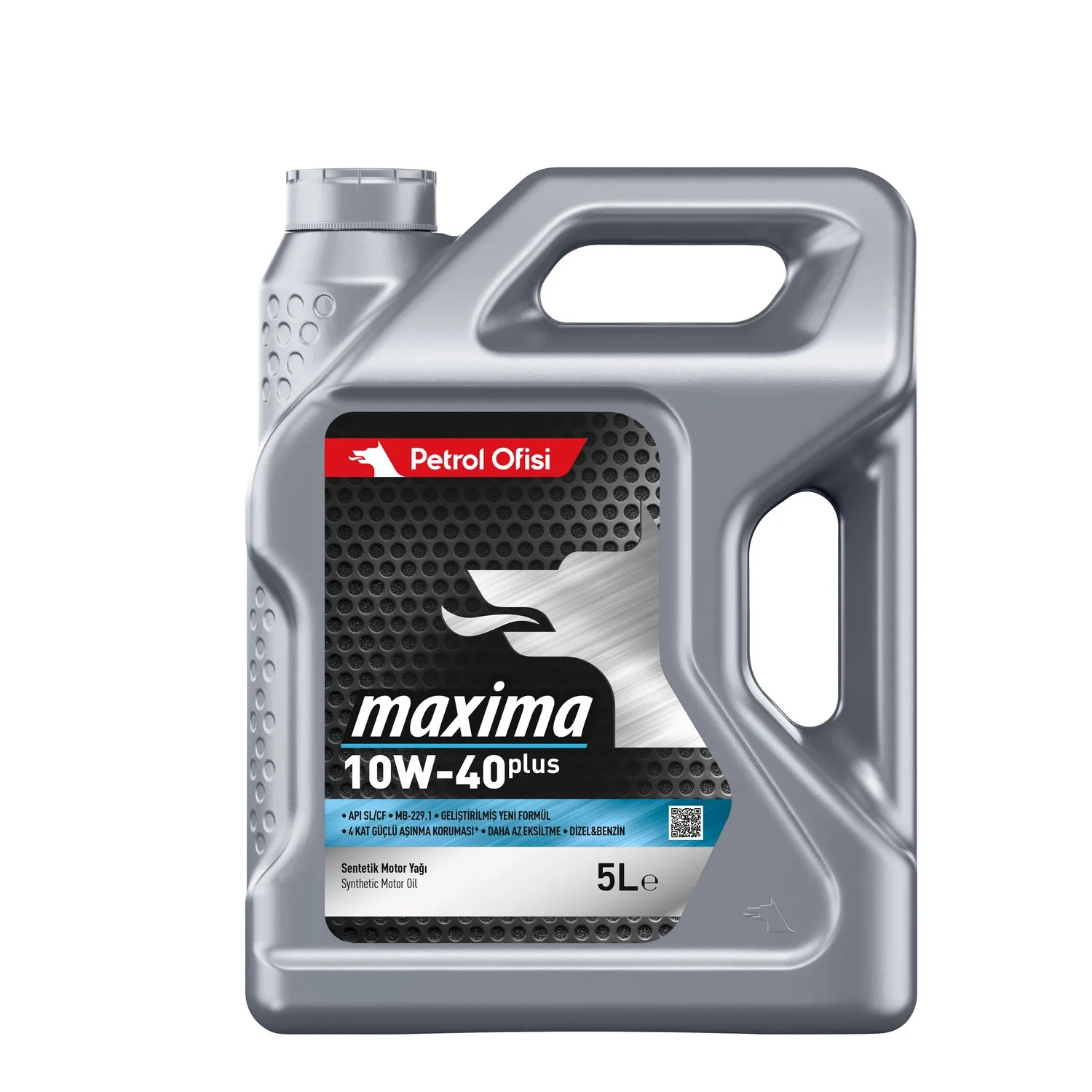 Масло моторное MAXIMA 10W-40 PLUS 5 л. Petrol Ofisi 400001510