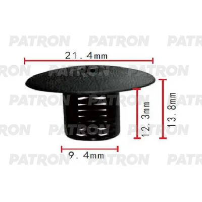 Клипса пластмассовая Chrysler, Dodge применяемость: капот PATRON P37-1869