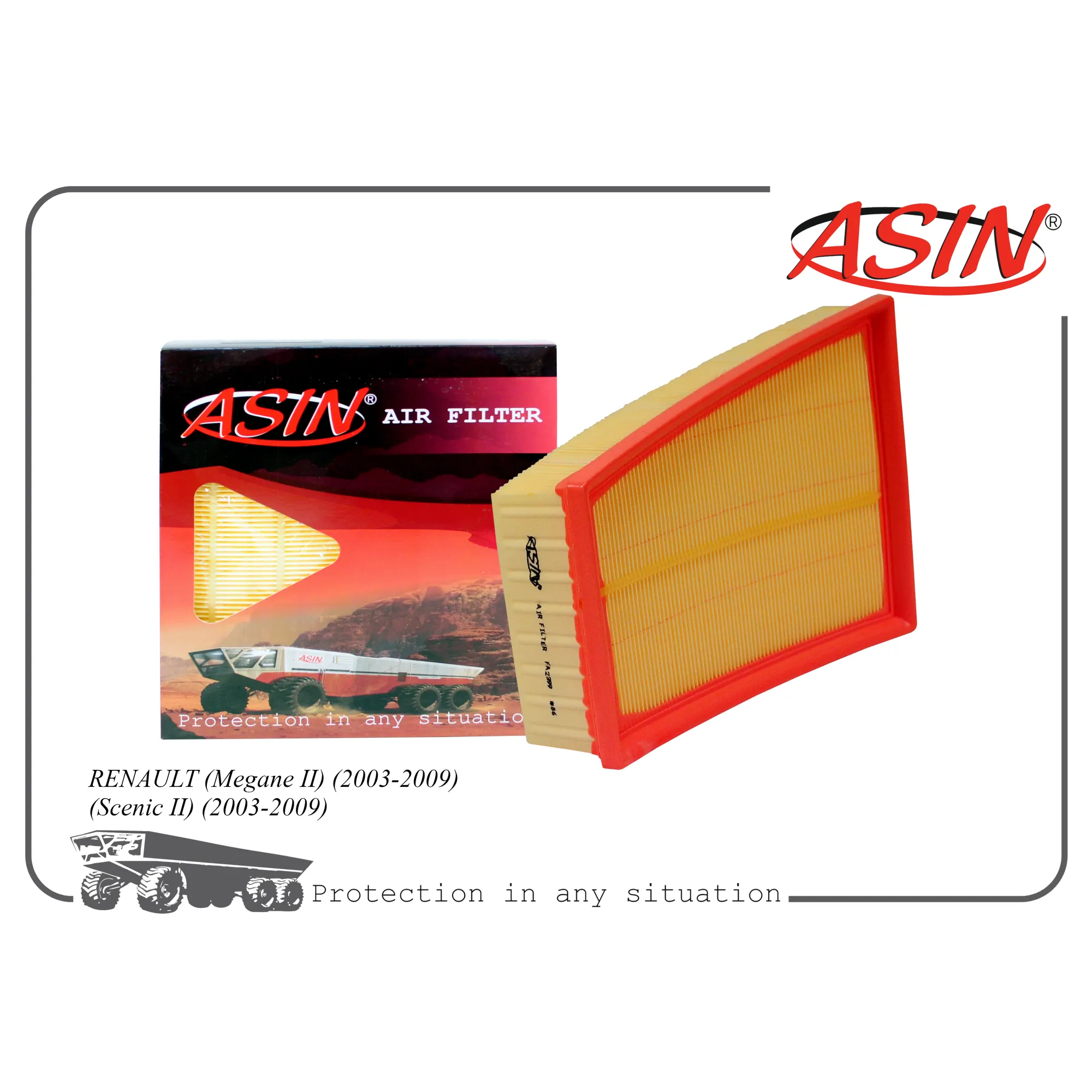 Фильтр воздушный 8200371661/ASIN.FA2399 ASIN ASINFA2399