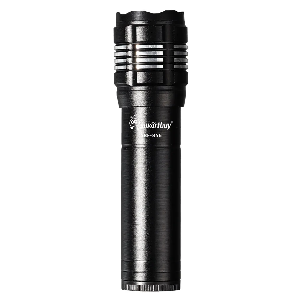 Фонарь аккумуляторный XPE LED, MicroUSB, алюминиевый, 4 режима, 18650, кейс, кабель, 11.7хd3 cм SMARTBUY SBF-856