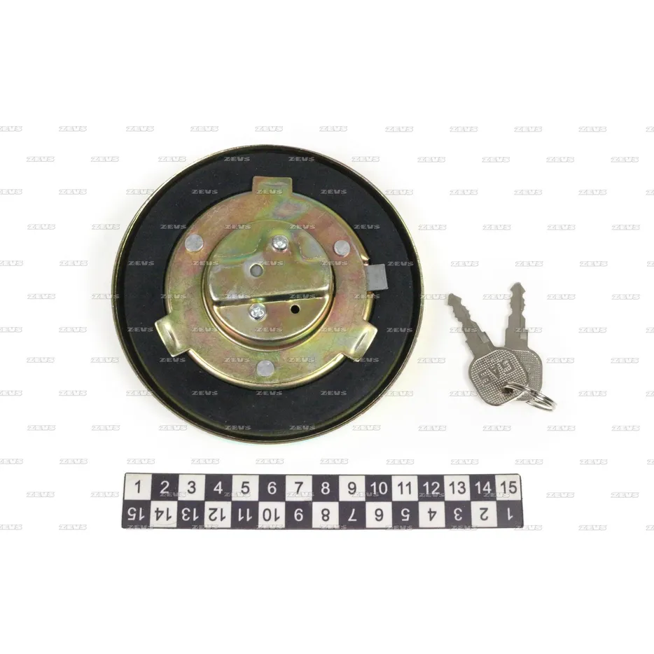 Крышка топливного бака 78mm с ключом ZEVS TW09-01042
