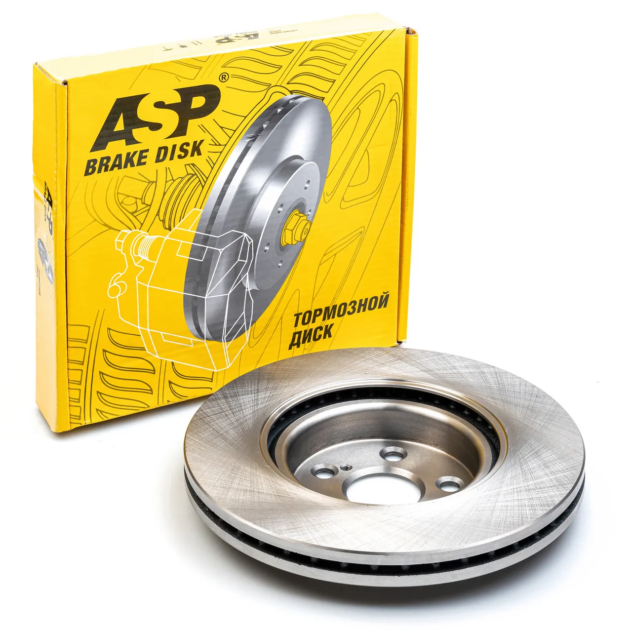 Диск тормозной передний TOYOTA AVENSIS(T25) 2.0-2.4 03-08 ASP 610213