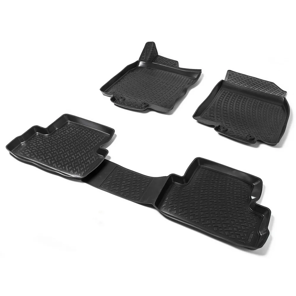 Коврики салона Nissan Qashqai черный полиуретан 4 части AutoFlex 99041012002