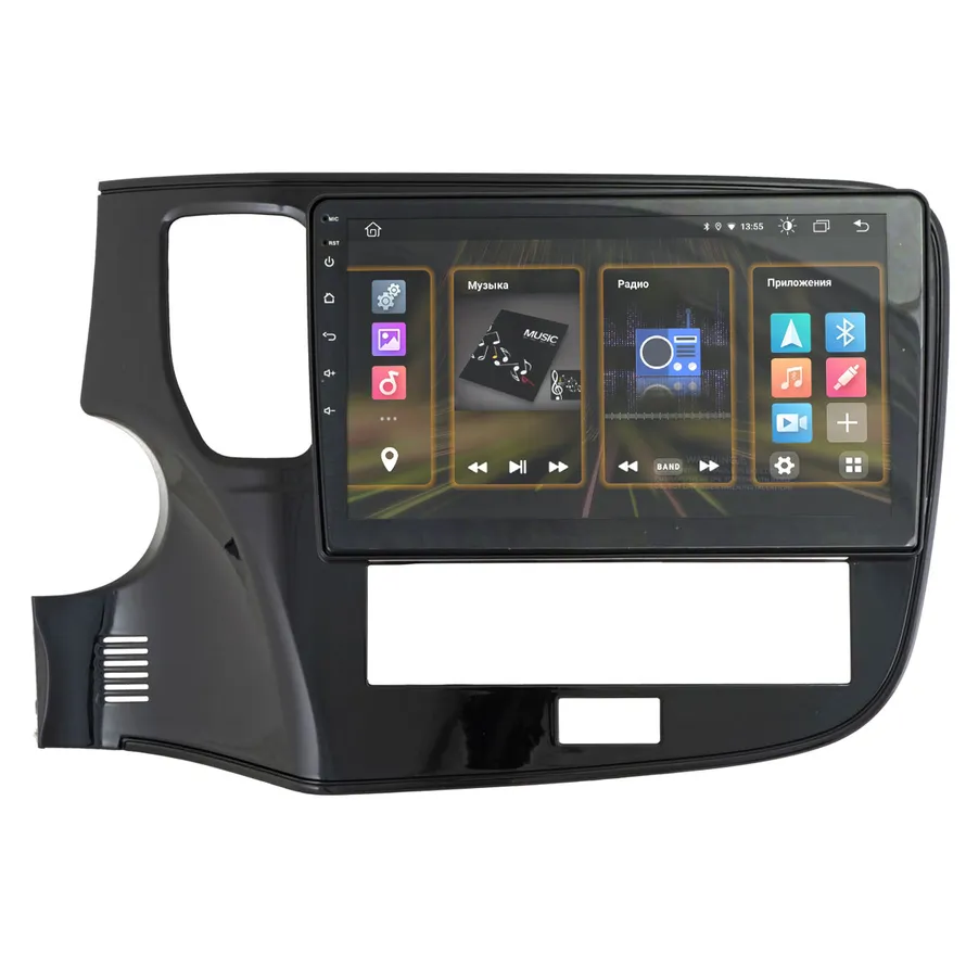 Штатное головное устройство с мультимедией DTA4-6109 (Mitsubishi Outlander 20+) ,Android 10/1280*72