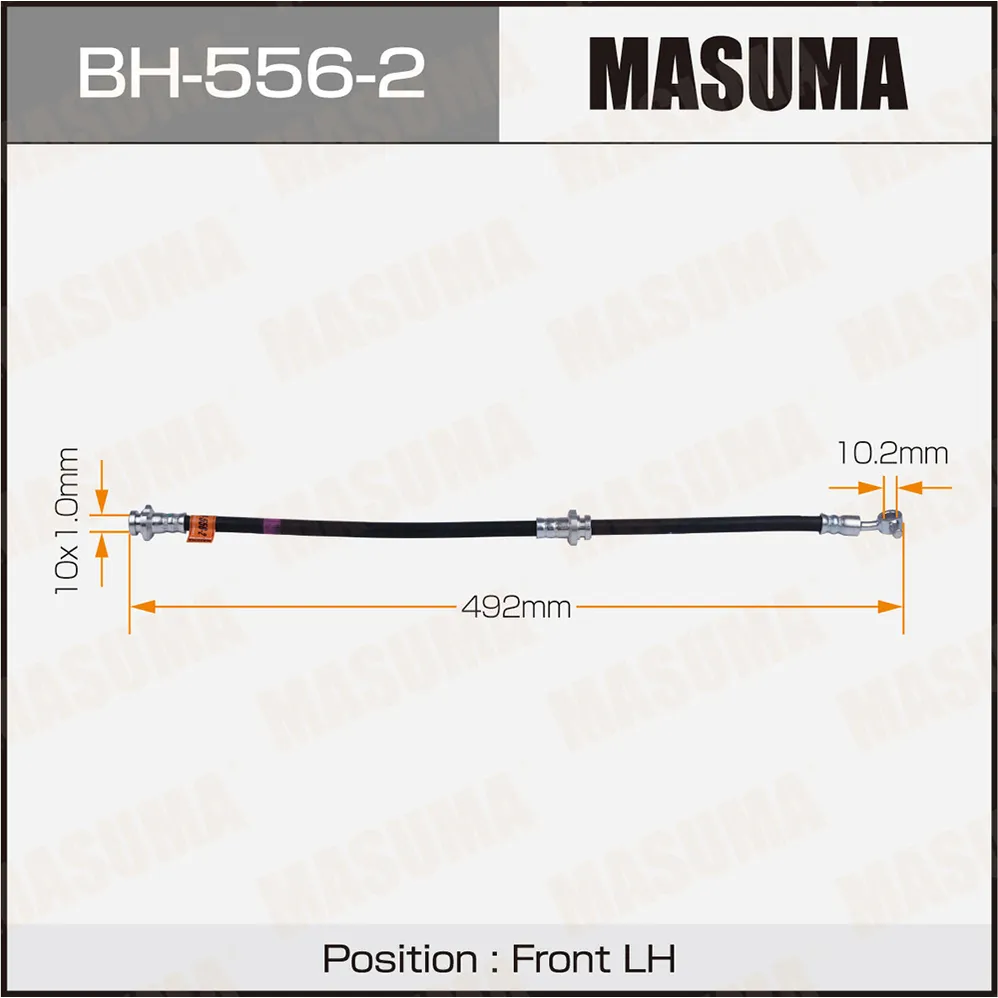 Шланг тормозной передний L NISSAN X-TRAIL MASUMA BH-556-2