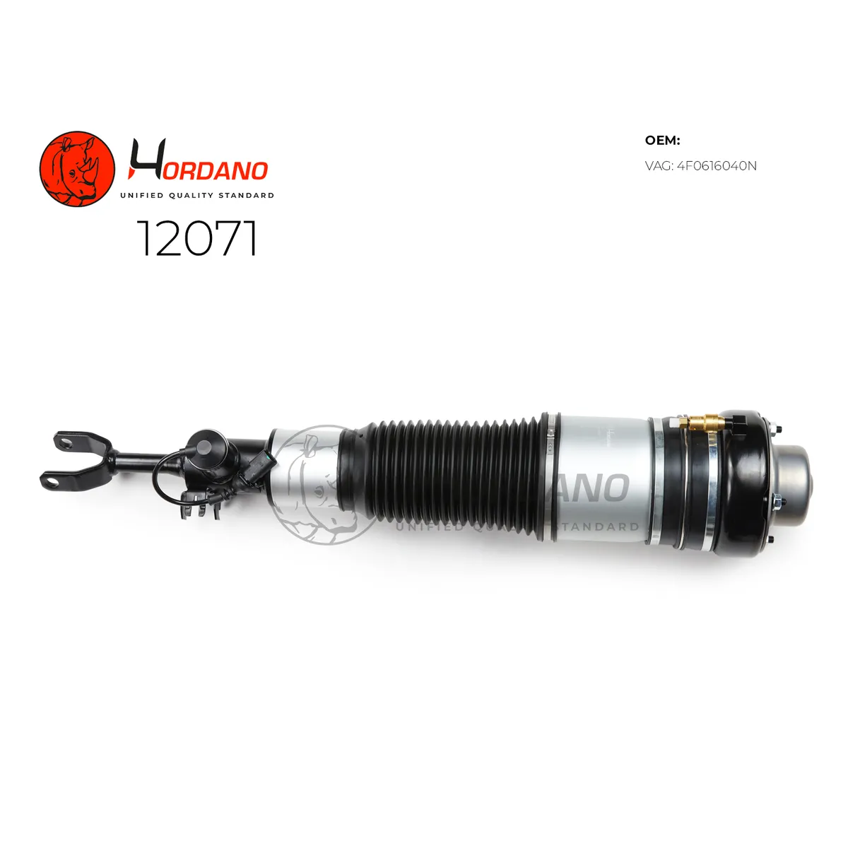 Передний пневматический амортизатор правый AUDI A6 Allroad C6 (2007-2011) Hordano 12071