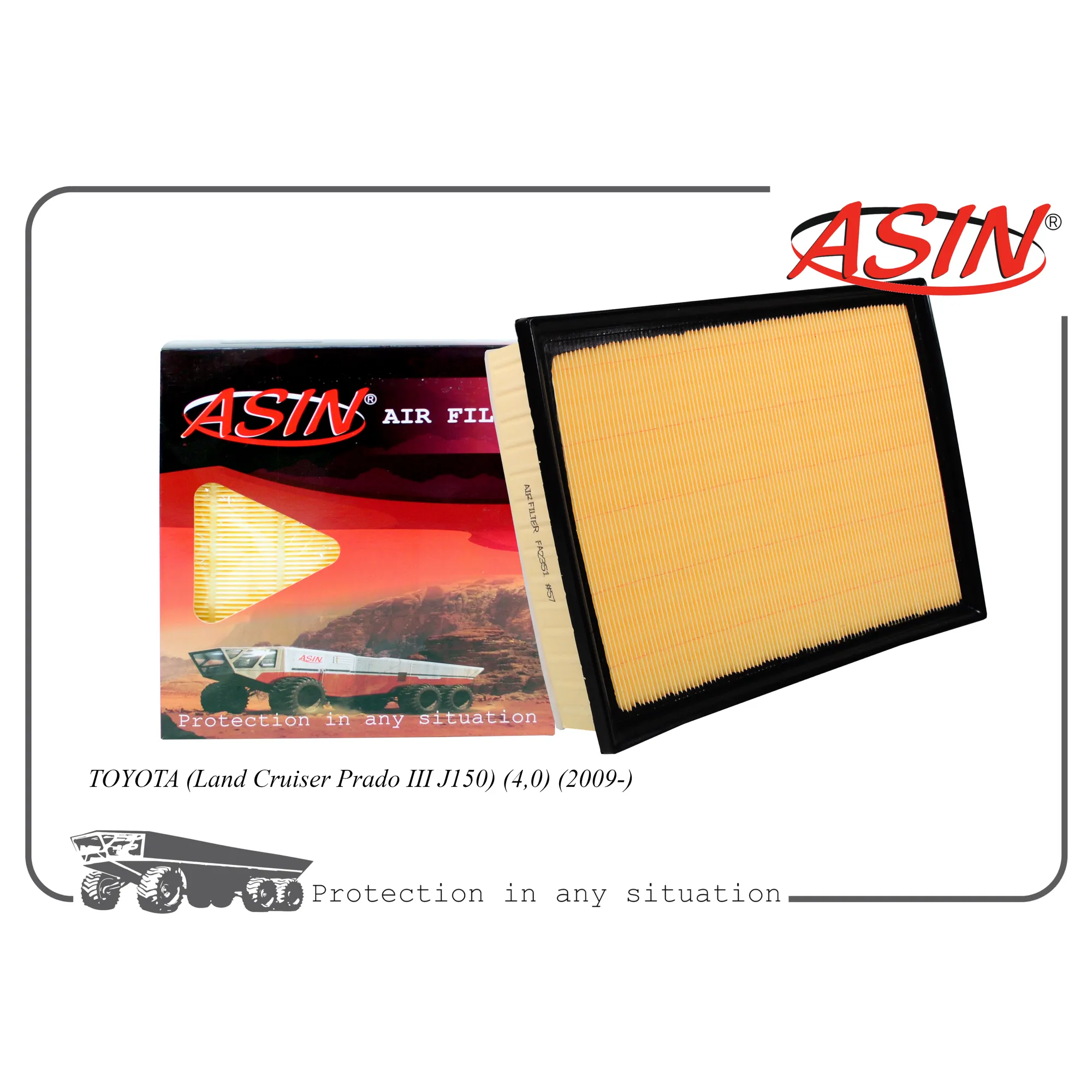 Фильтр воздушный 17801-38051/ASIN.FA2351 ASIN ASIN ASINFA2351