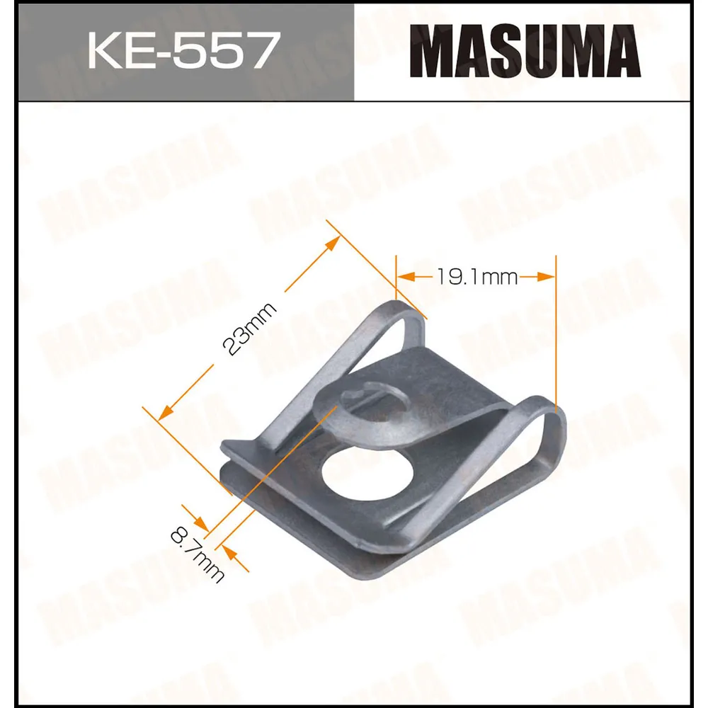 Пружинный зажим MASUMA MASUMA KE557