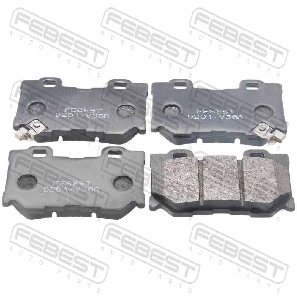 Колодки тормозные задние NISSAN QX70/FX S51 2008.05- [GL] FEBEST 0201-V36R