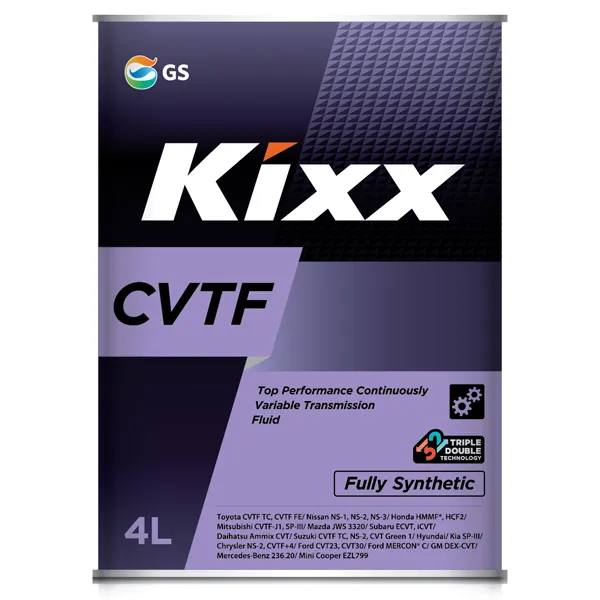 Масло трансмиссионное Kixx CVTF синтетическое 4 л L251944TE1