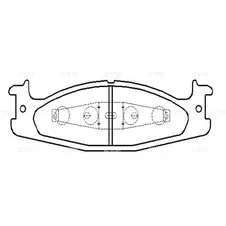 Тормозные колодки CTR CKF-21