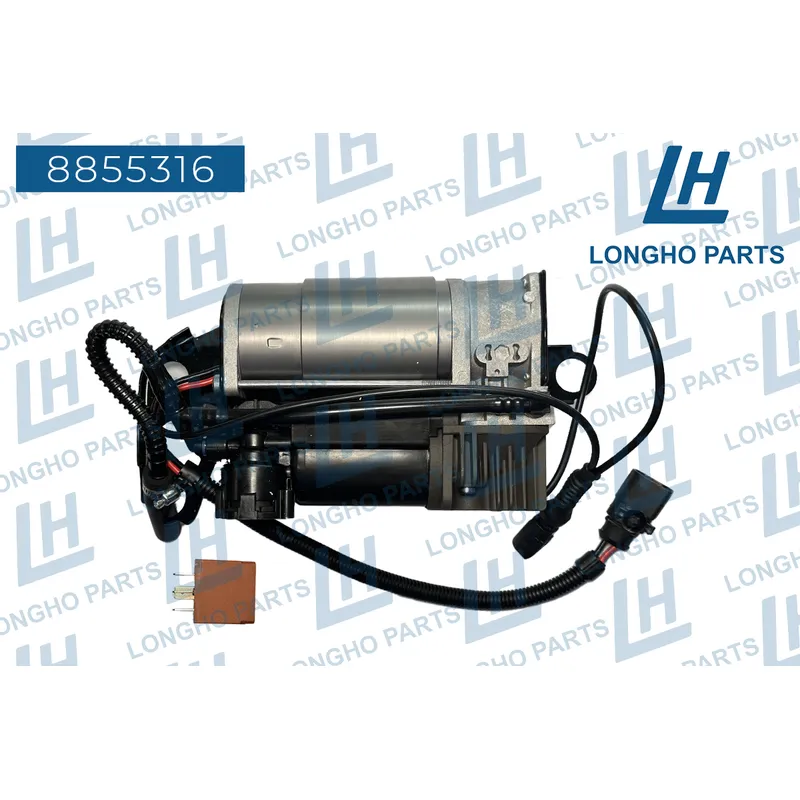 Компрессор пневмоподвески с кронштейном VAG Cayenne/Touareg 7L0698007 LONGHO 8855316