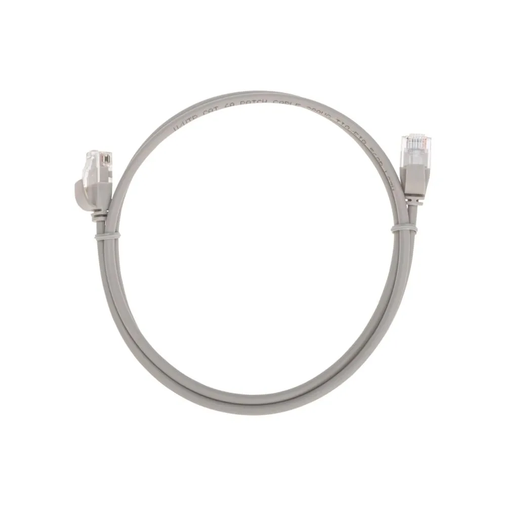 Патч-корд U/UTP CAT 6A (10G), RJ45-RJ45, 28AWG, LSZH, серый, 1м REXANT 02-0380-1