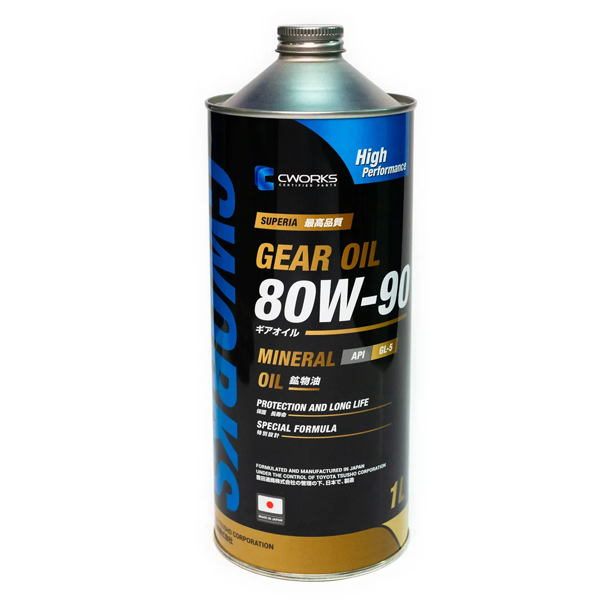 Масло трансмиссионное SUPERIA CWORKS GEAR OIL GL-5 80W-90 1 л A21SR1001