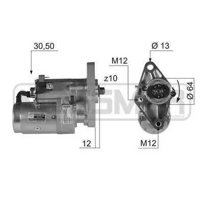 Стартер HYUNDAI TERRACAN ERA 220379