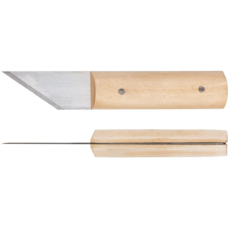 Нож сапожный, деревянная ручка 175 мм KУРС 10601