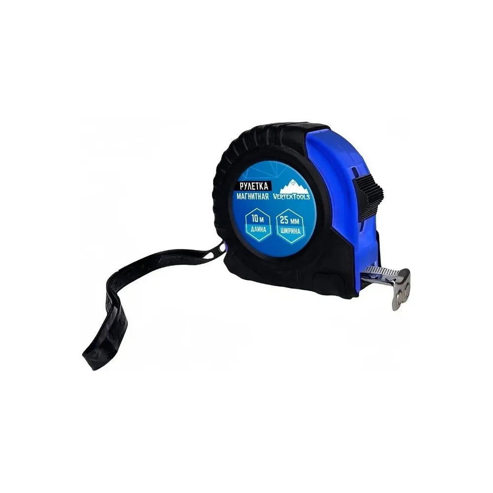 Рулетка магнитная 10 м x 25 мм VertexTools 3120-10