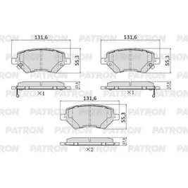 Колодки тормозные дисковые пер. CHERY Tiggo 2/3x/4/4Pro/5 17- / GEELY Emgrand PATRON PBP314