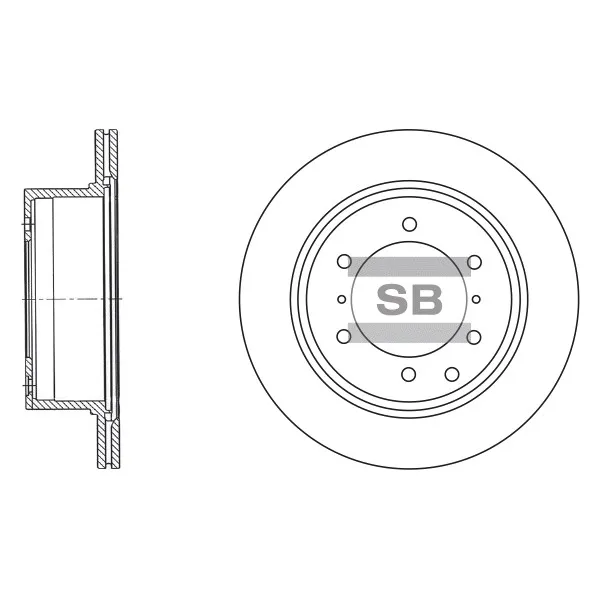 Диск тормозной SANGSIN BRAKE SD1050