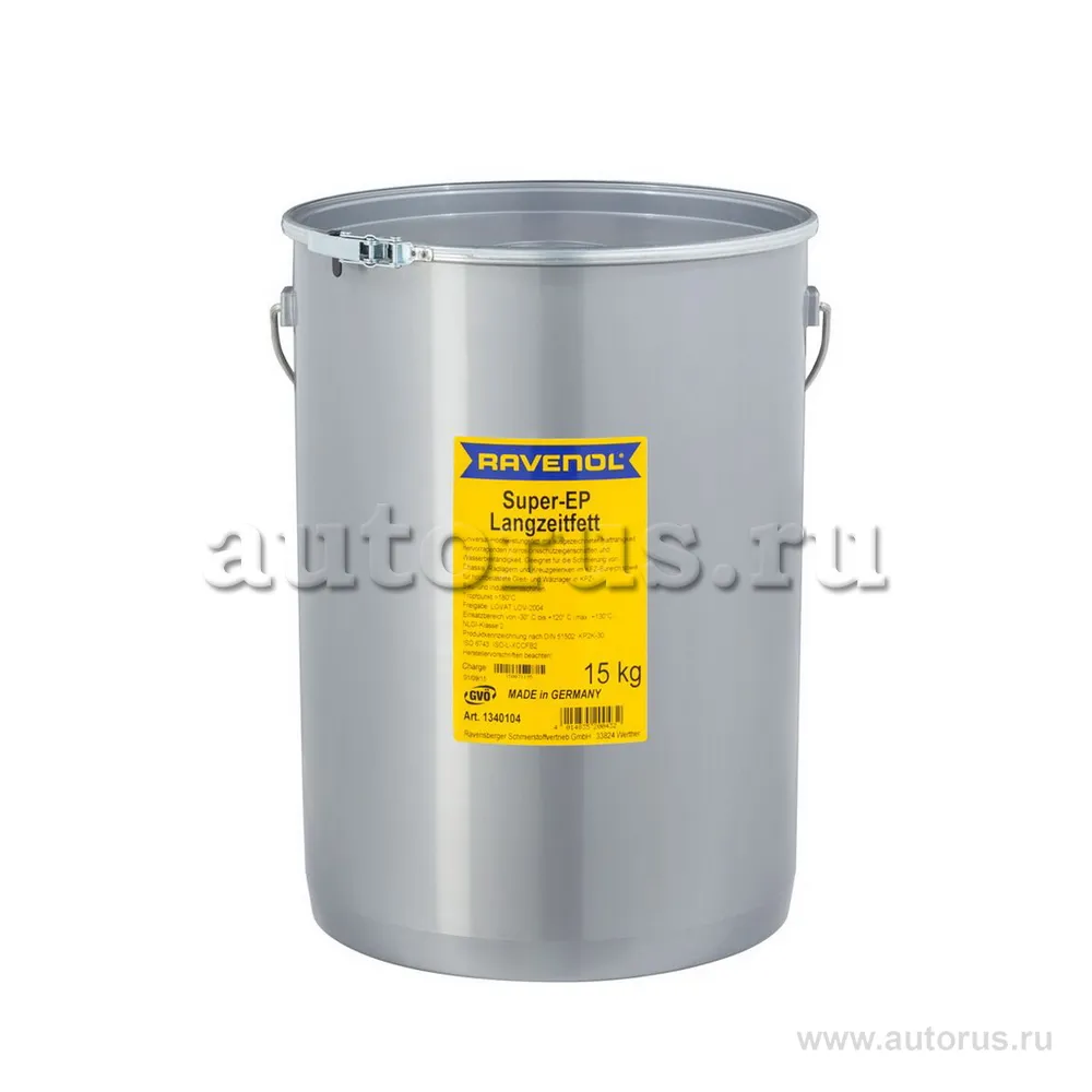 Смазка пластичная RAVENOL Super EP-Langzeitfett 15 кг Ravenol 1340104-015