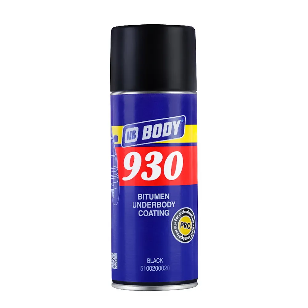 Аэрозольный антикор. состав Body 930 BITUMEN (черн.) (0,4л) BODY 5100200020