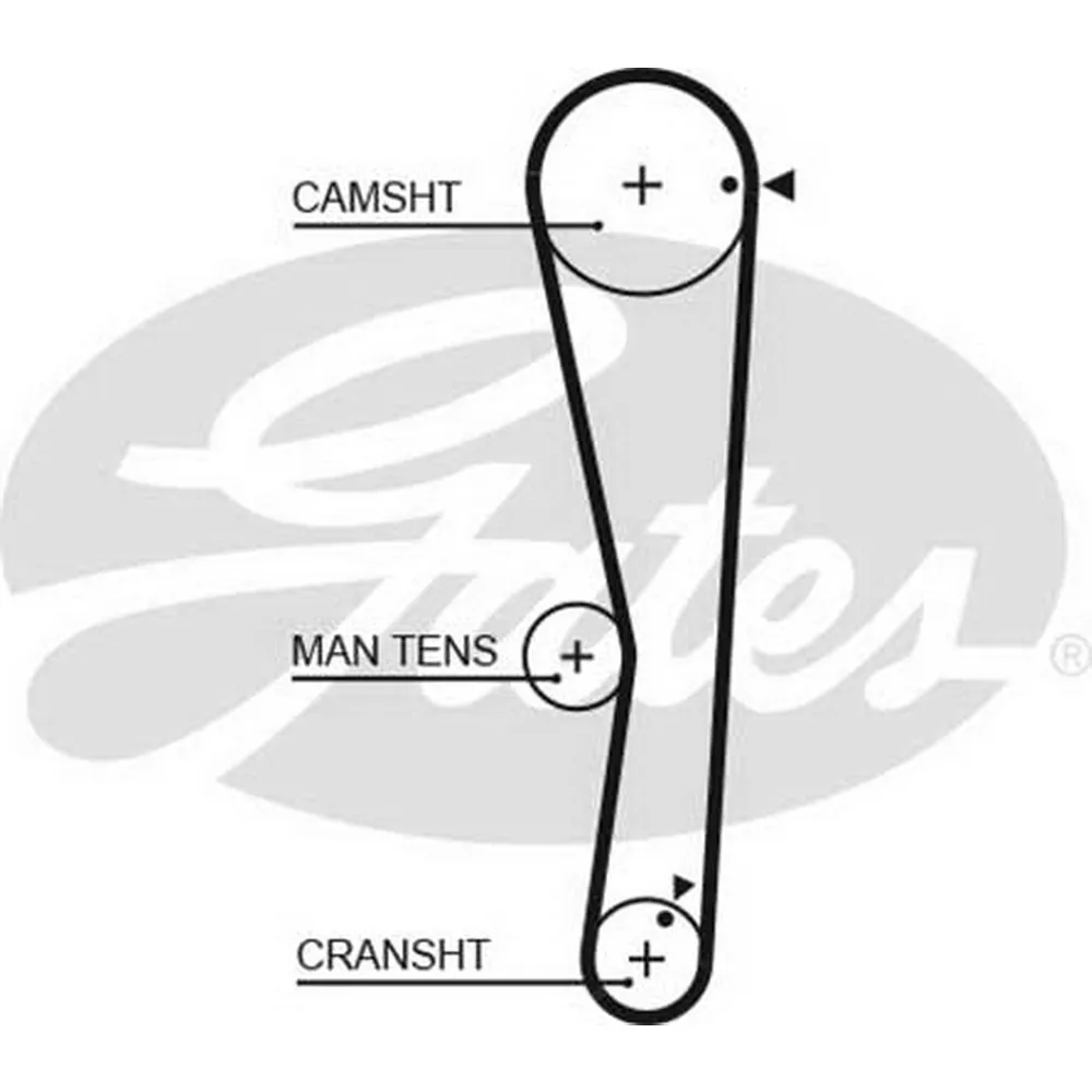 Ремень ГРМ MITSUBISHI Colt III/Lancer 9/Space Star 98-04 GATES 5687XS